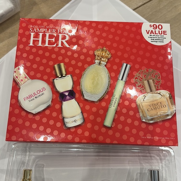 DELUXE MINI FRAGRANCE SAMPLER 5 different fragrances NIB! Never used! - Picture 2 of 4
